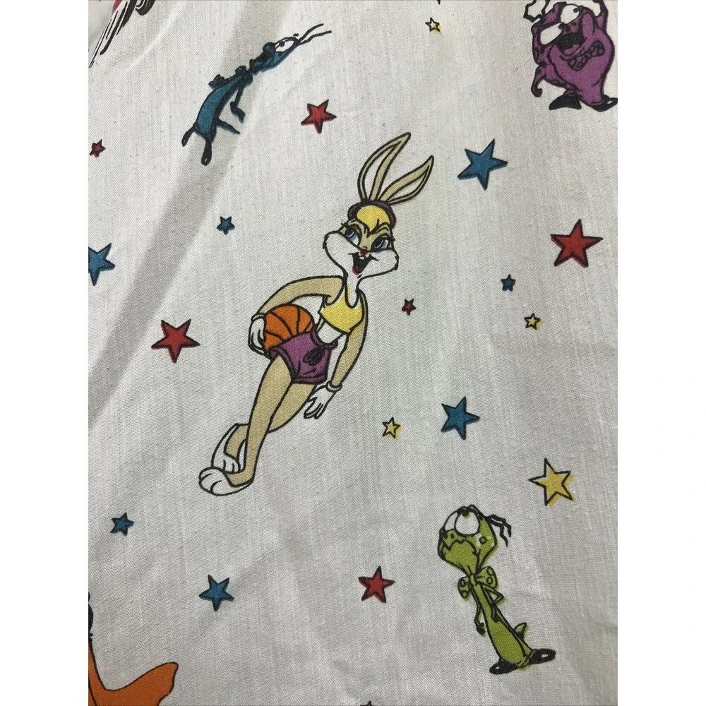 Twin Fitted Sheet Space Jam Looney Tunes 1996 No Stains